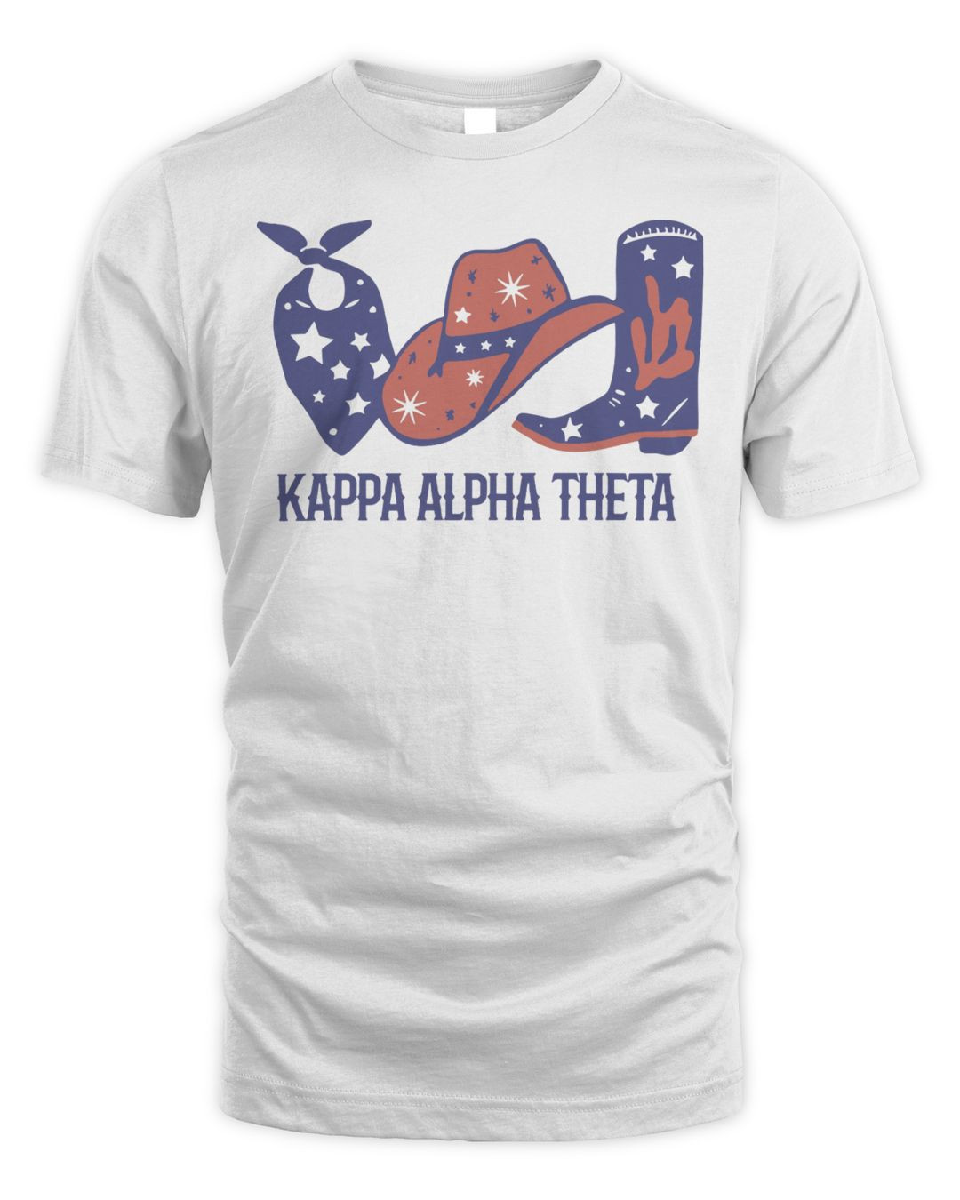 Kappa Alpha Theta Merch Western Usa Girl Shirt