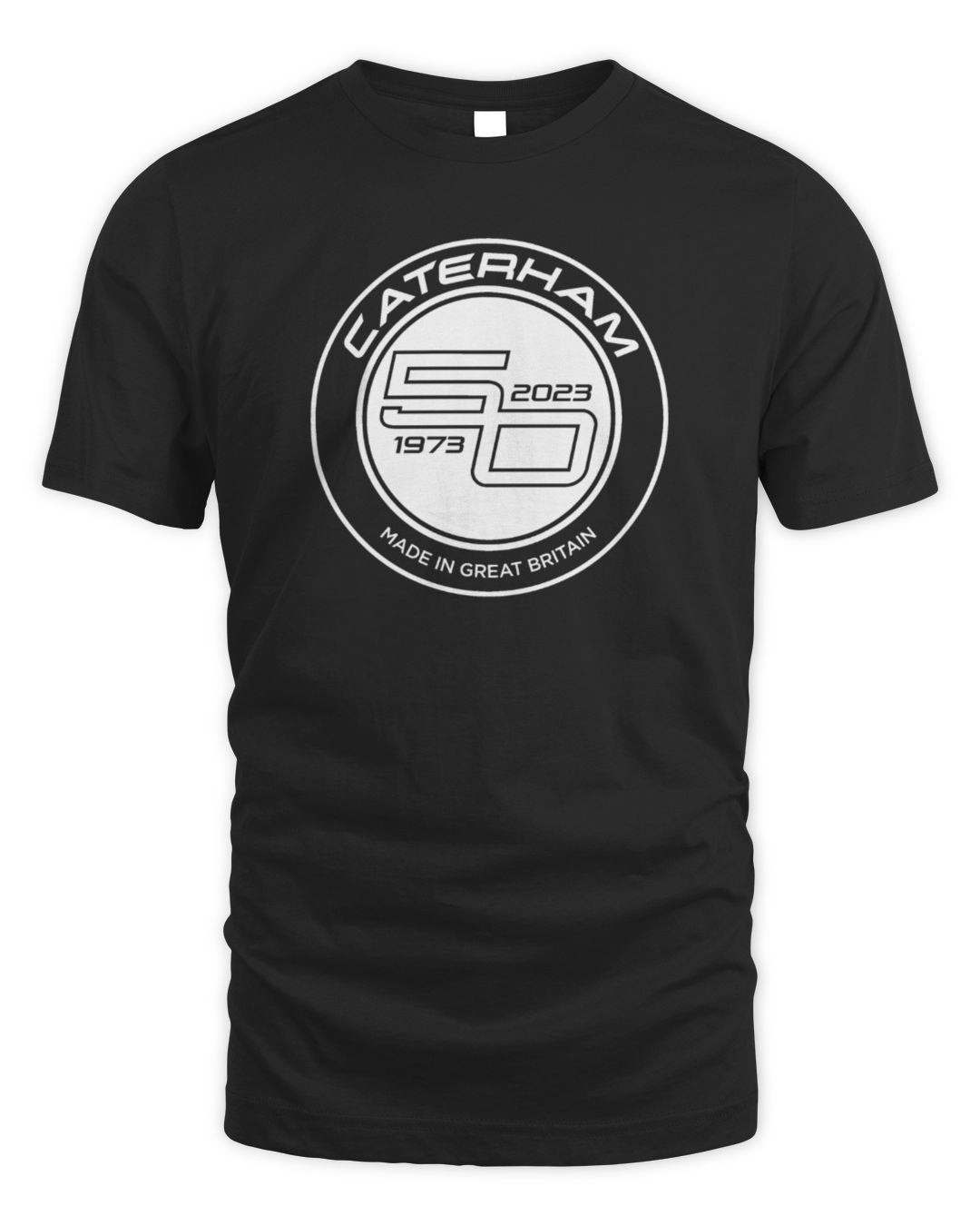 Lotus Silverstone Caterham 50th Anniversary Logo T-shirt Black