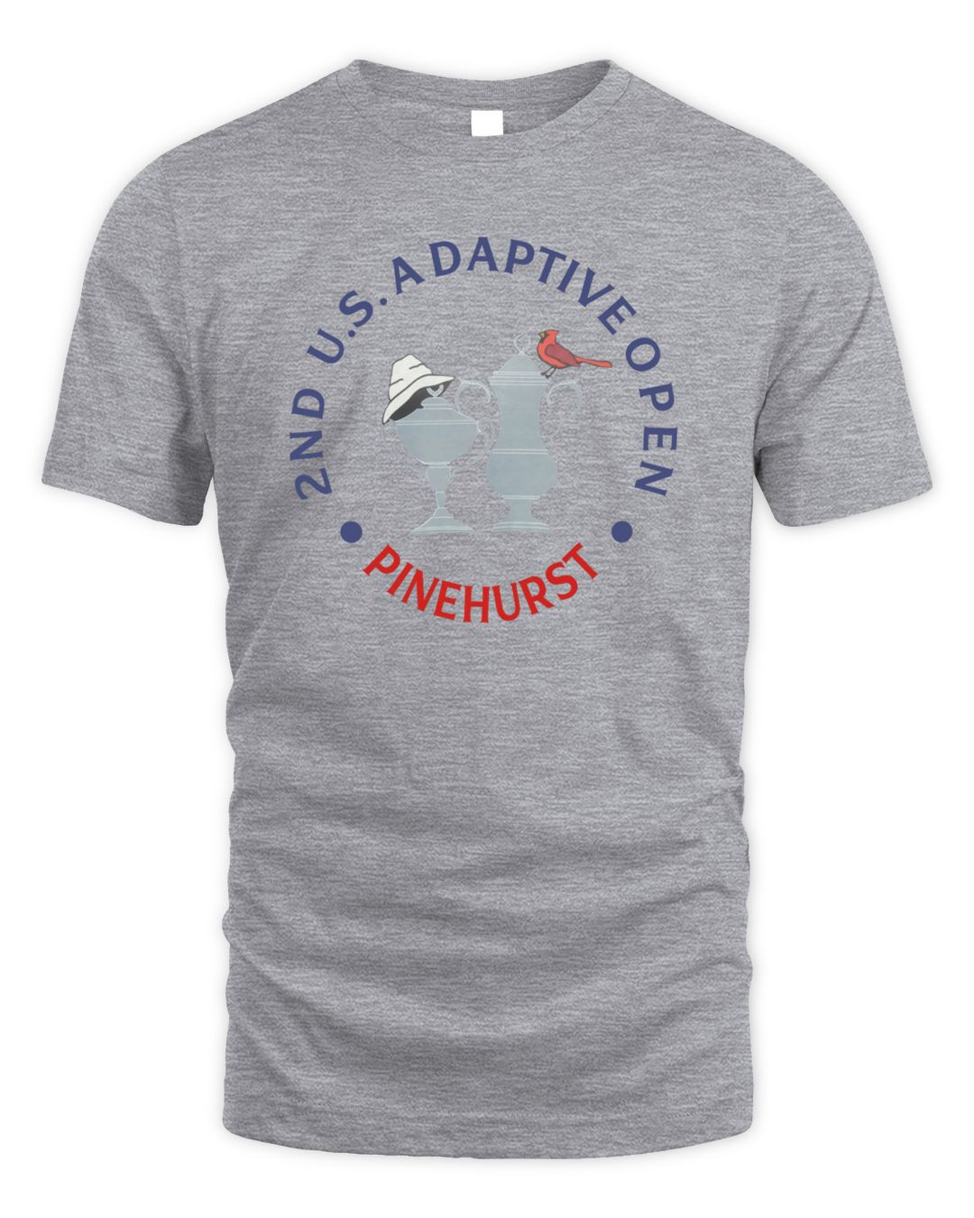 Men's 2023 U.s. Adaptive Open Ahead Ash Instant Classic Tri-blend Official Clothing