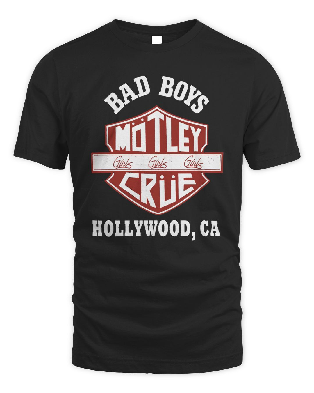Motley Crue Merch Bad Boys Shirt