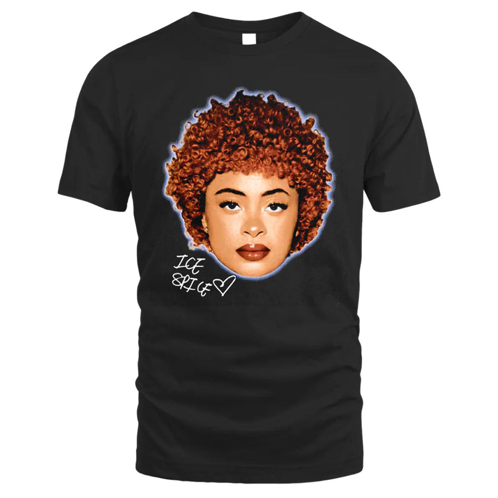 Ice Spice Big Face Tee, Vintage T-shirt Style