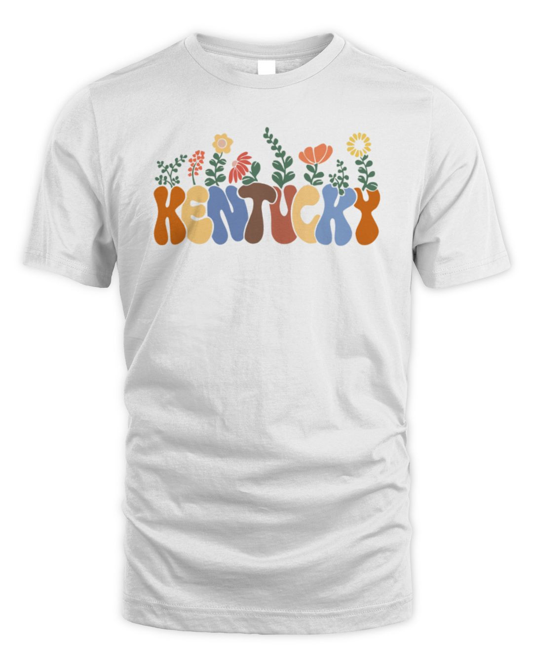 Kentucky Growing Flowers T-shirt Kentucky Branded