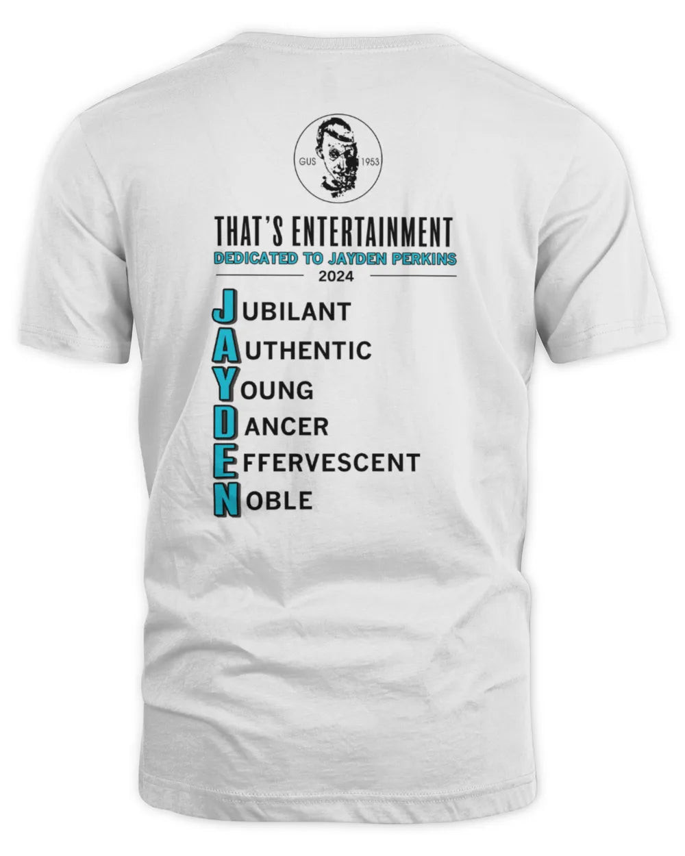 Jayden Perkin Gus Legacy Foundation T-shirt Raygun