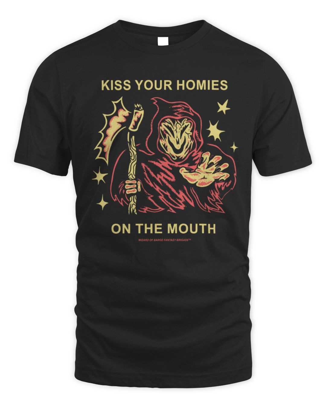 Kiss Your Homies On The Mouth Tee Black