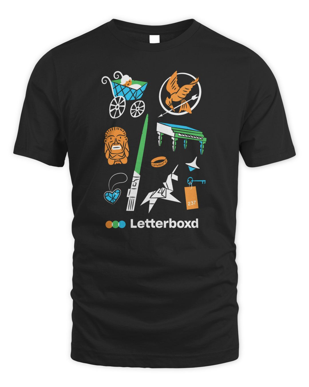 Letterboxd Merch Iconic Props Shirt
