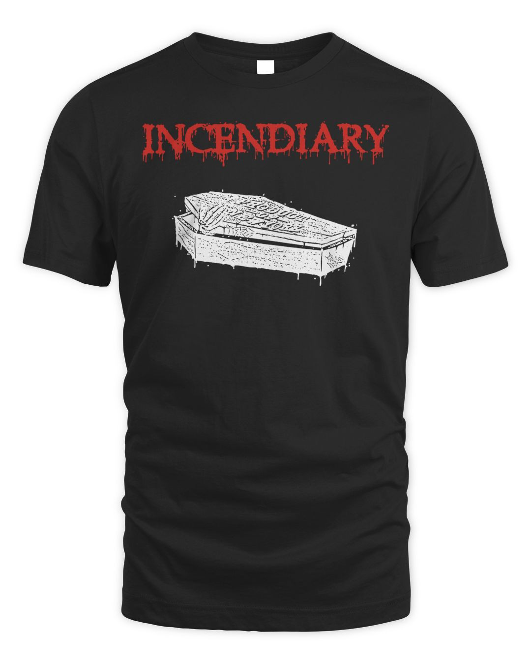 Incendiary Merch Metal Coffin Logo Shirt