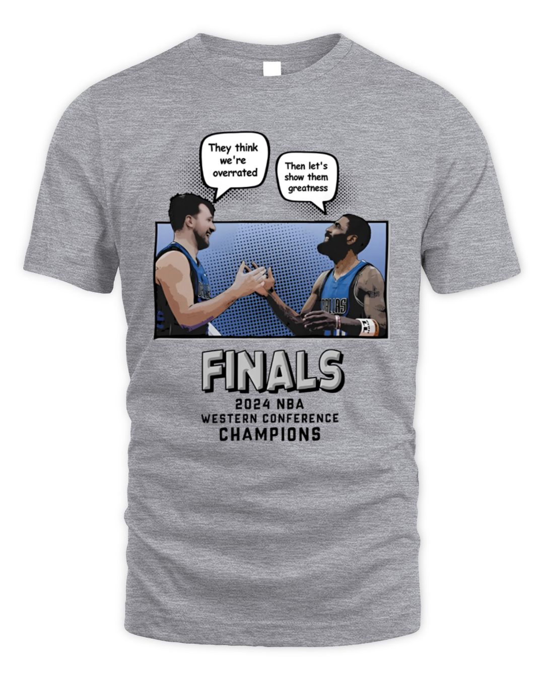 Kyrie And Luka Western Conference Finals 2024 T Shirt