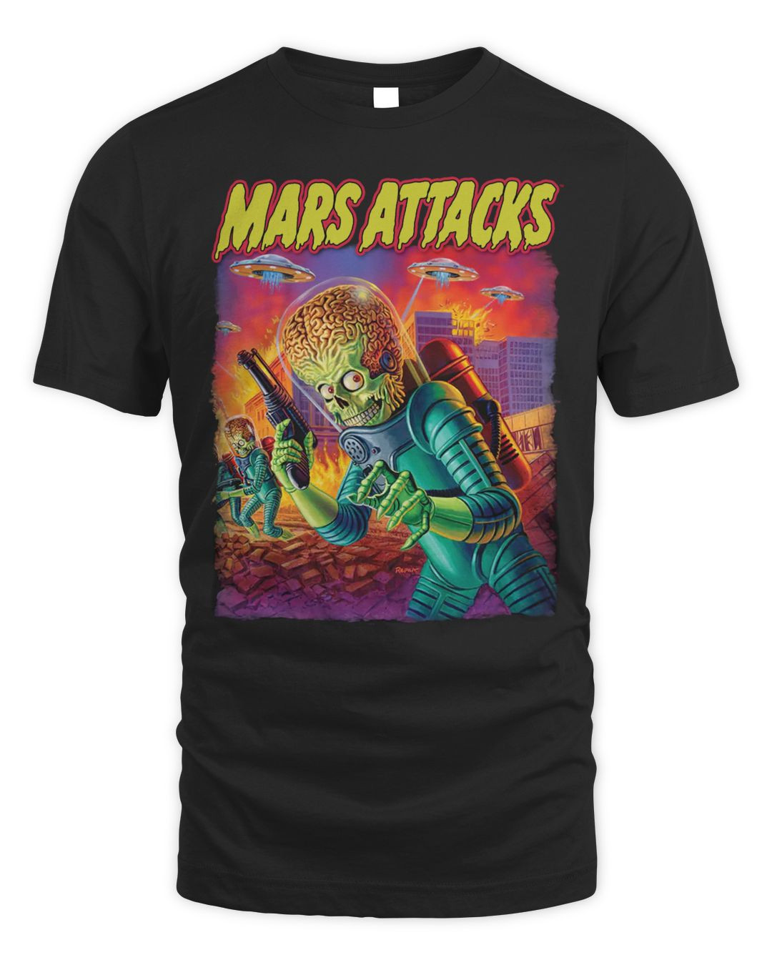 Horror Movie Merch Mars Attacks Shirt