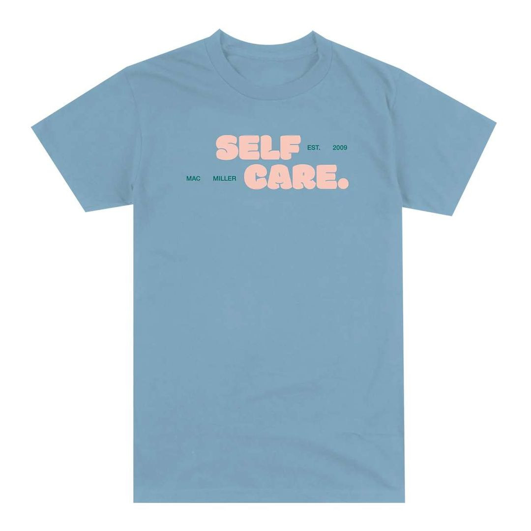 Mac Miller Merch Self Care Bubble Blue Tee