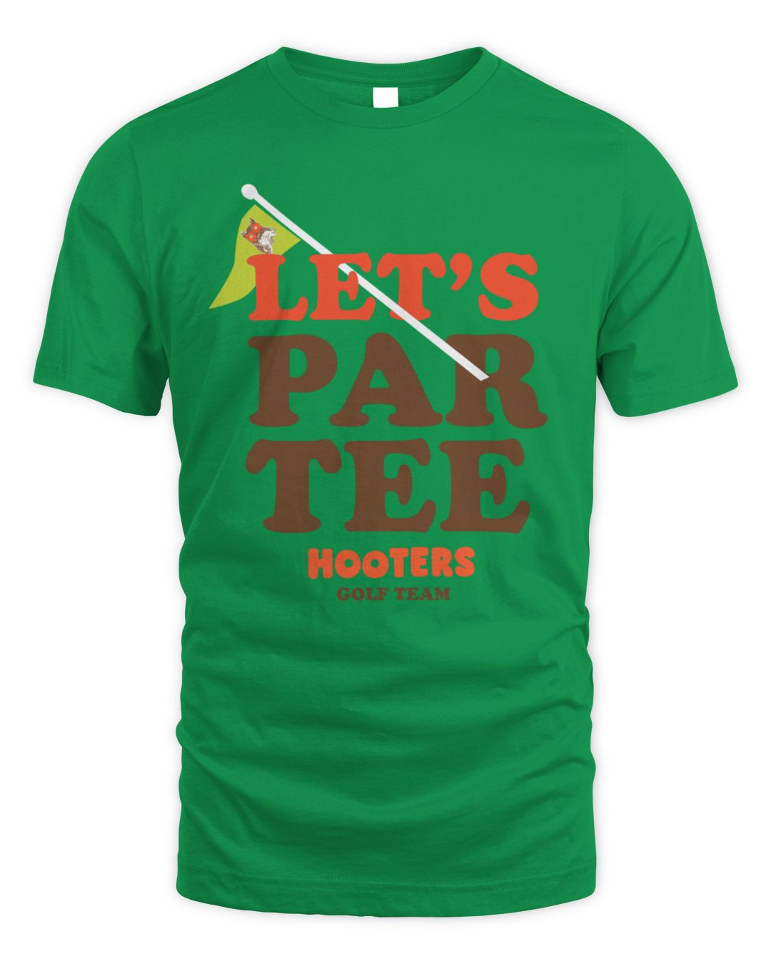 Hooters Shop Let's Par-tee Green Merch Hoodie