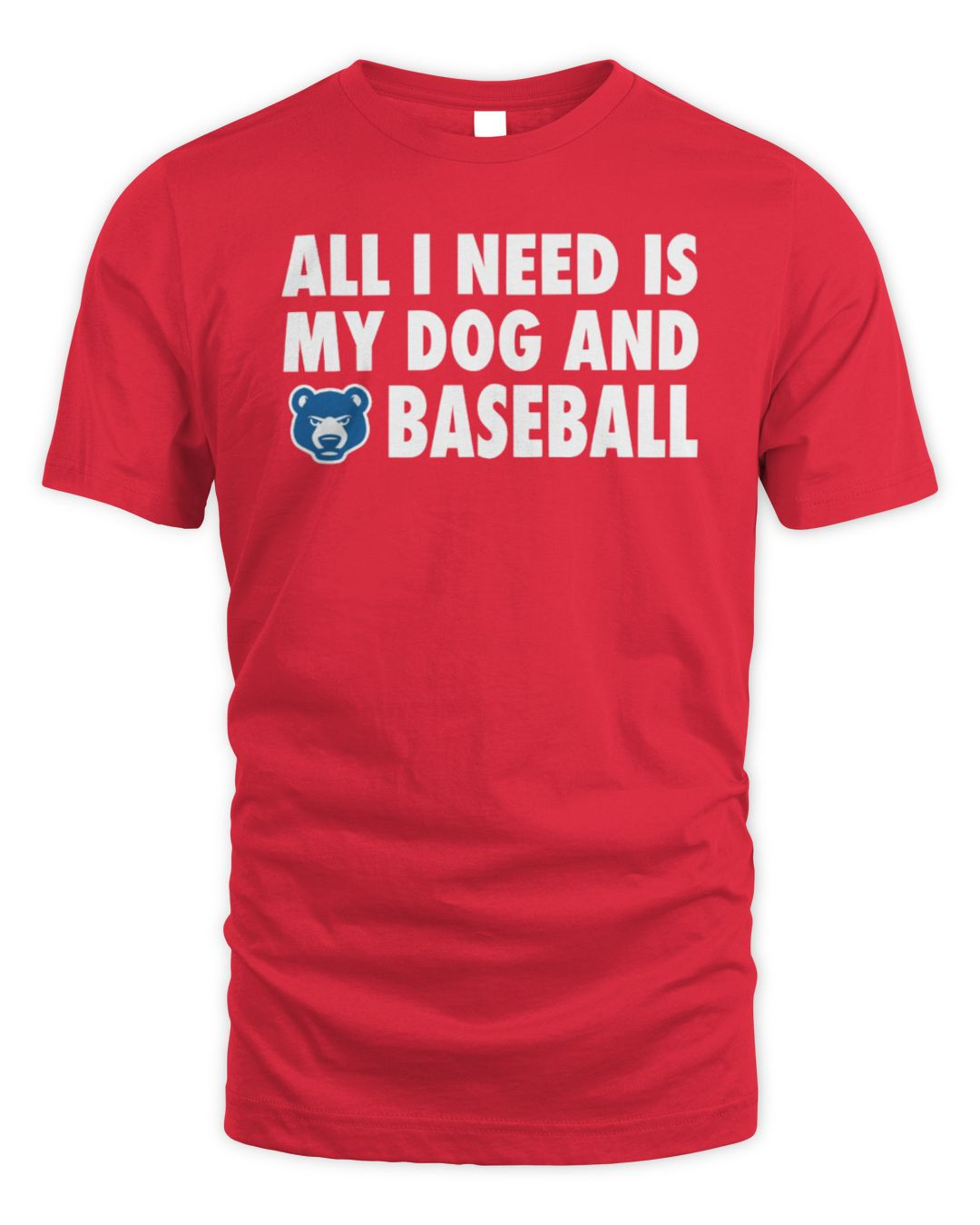 Milb South Bend Cubs Men's Dog And Baseball Tee