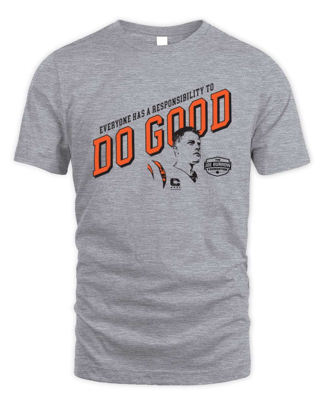 Joe Burrow Foundation Do Good Slant Ash Crew Shirt