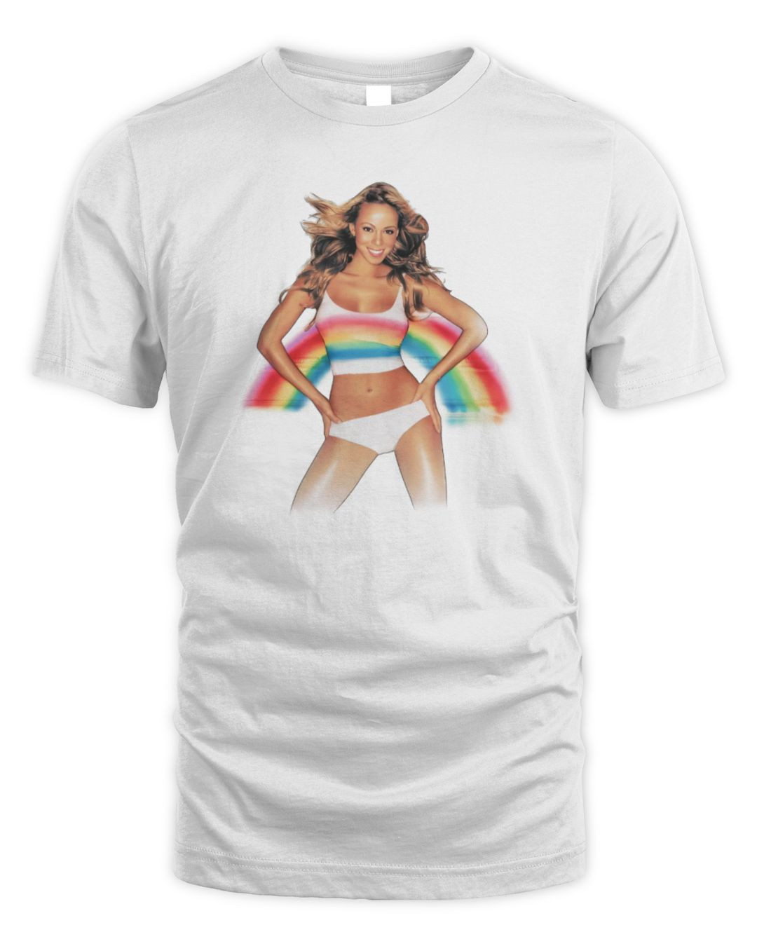 Mariah Carey Official Merch Rainbow T-shirt