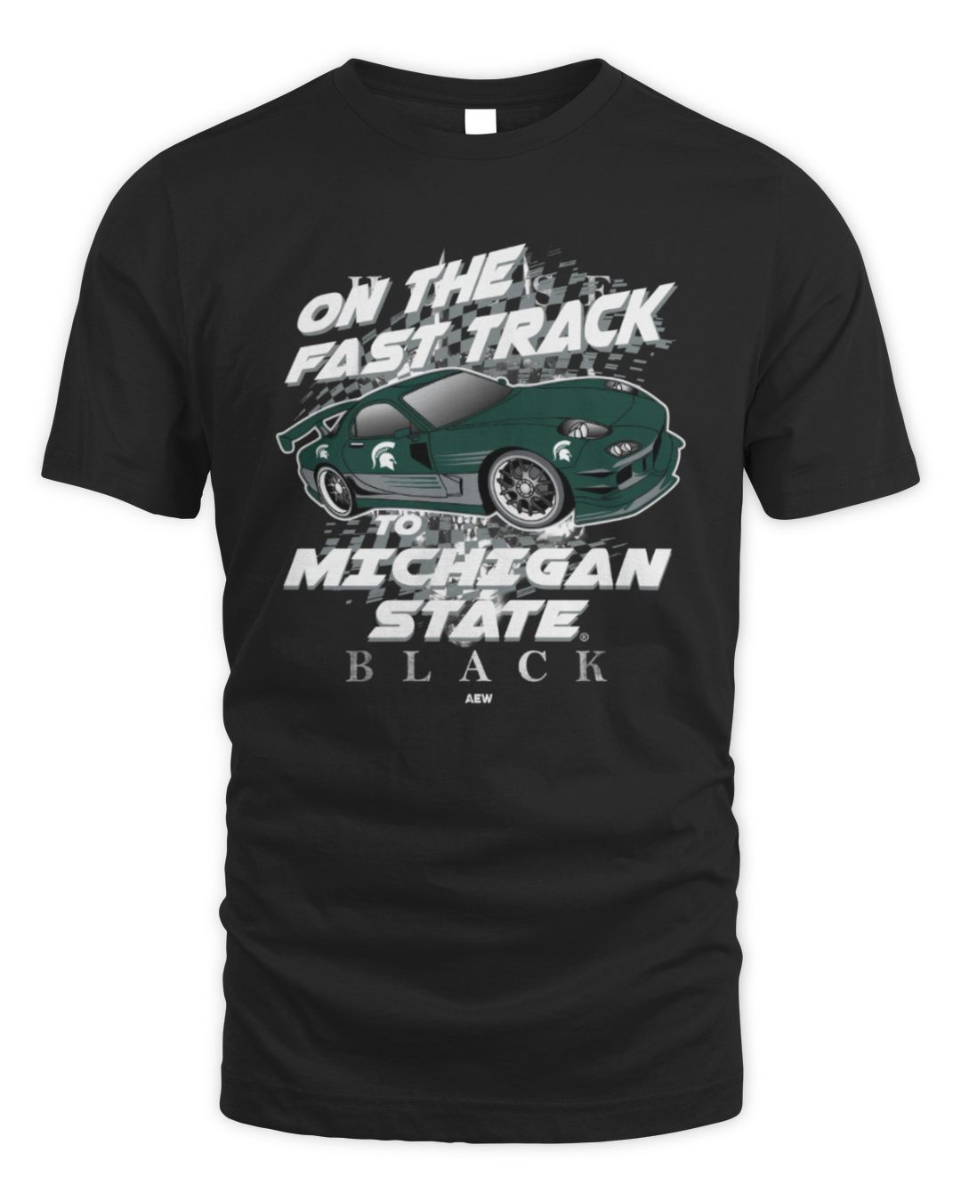 Michigan State Spartans On The Fast Track T-shirt