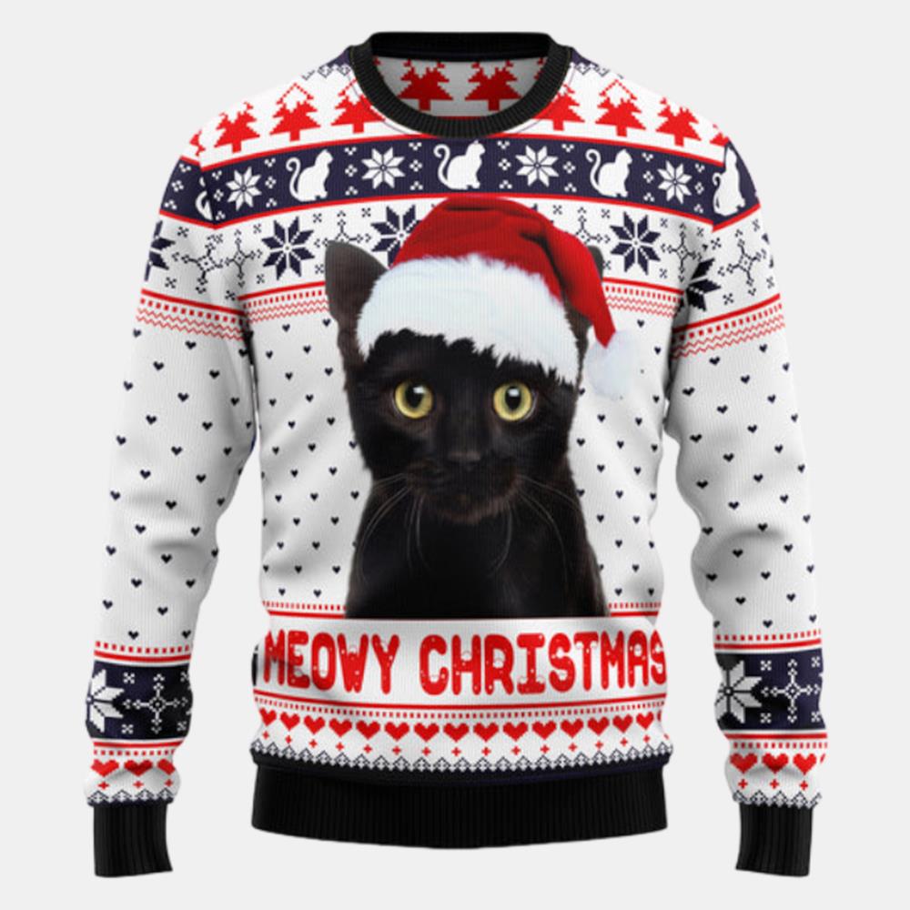 Meowy Christmas 2 Ugly Sweater