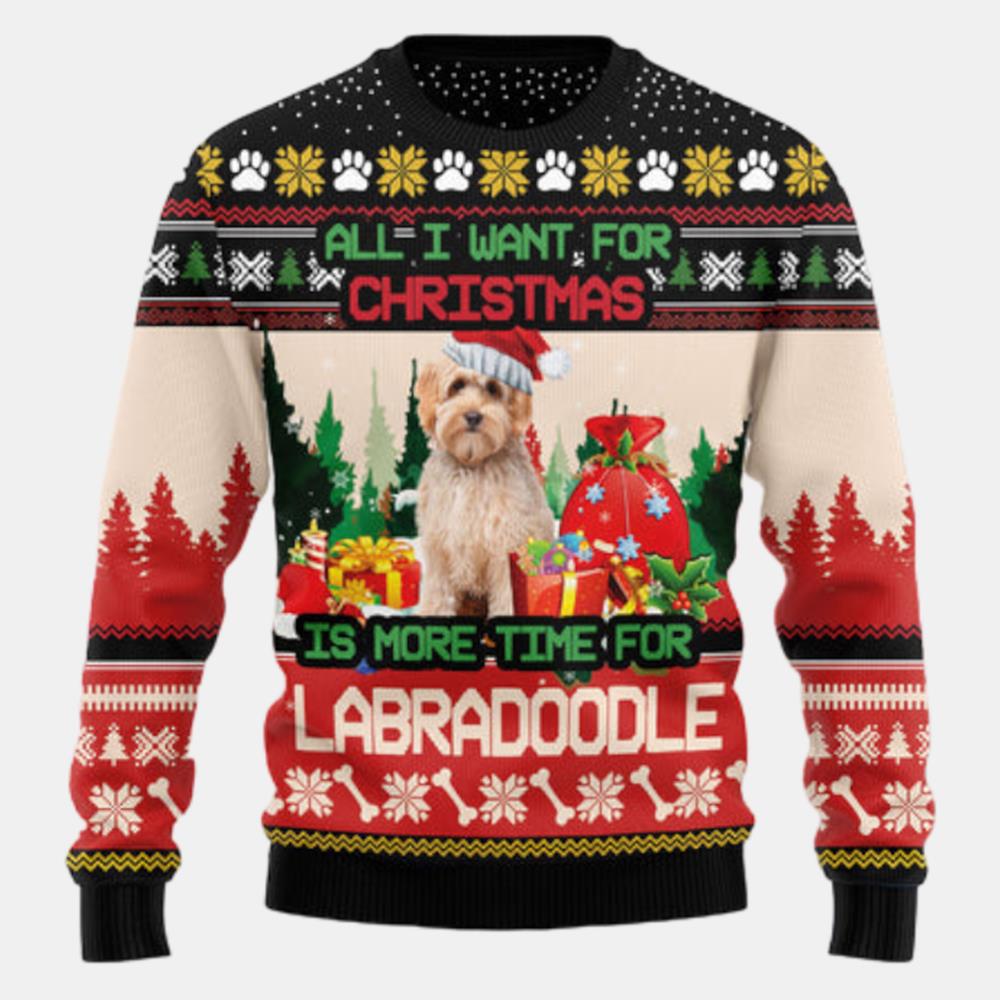 Labradoodle More Time Ugly Sweater