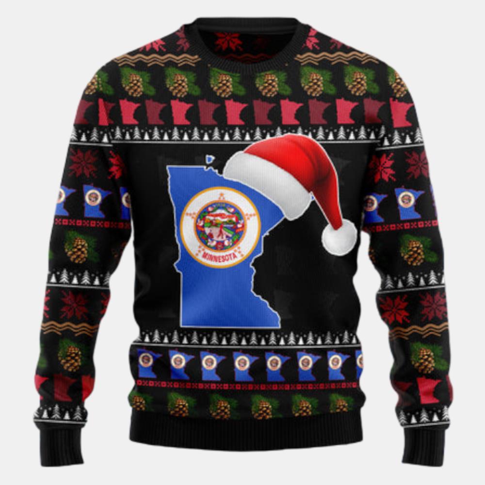 Minnesota Christmas Ugly Sweater