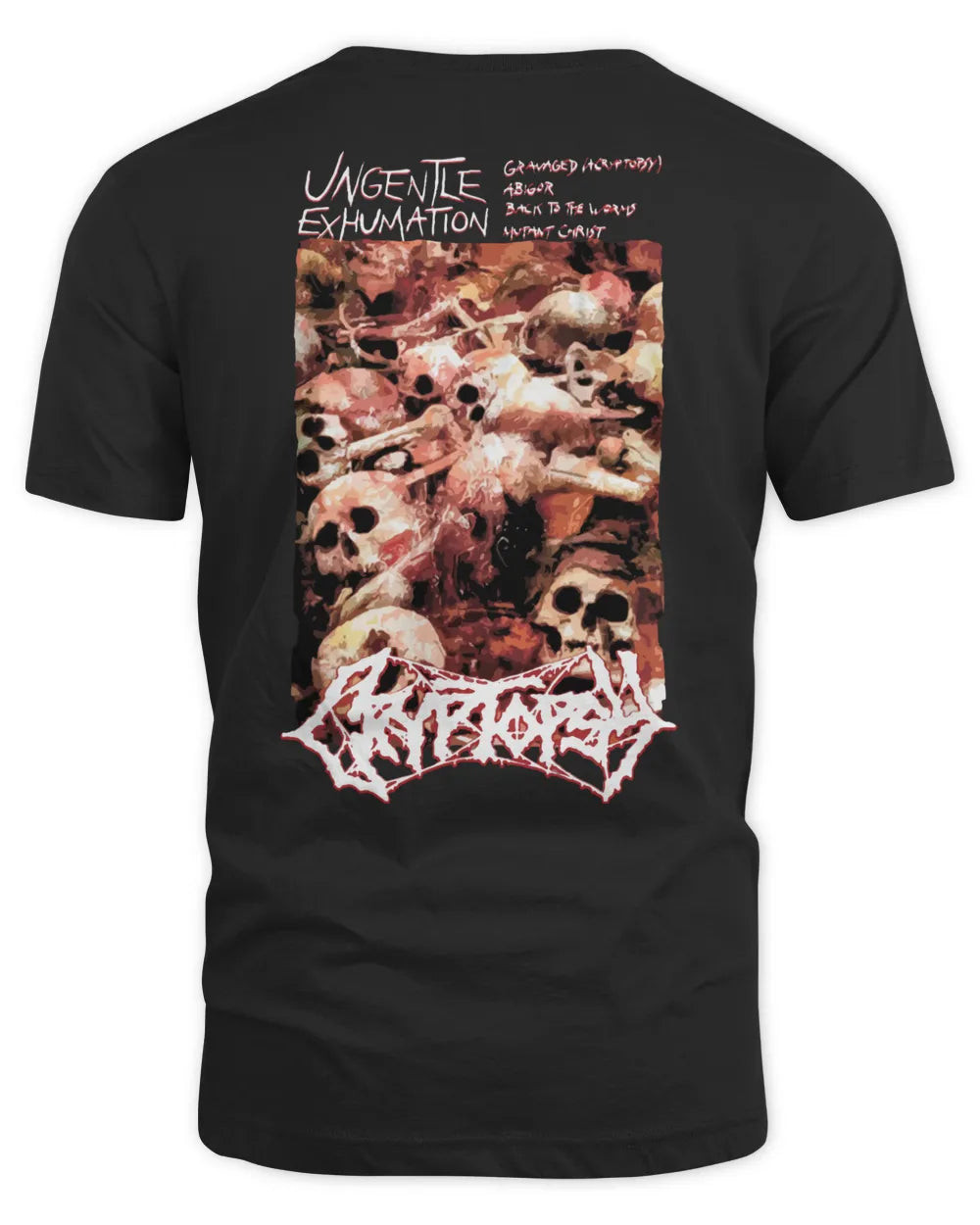 Indie Merch Cryptopsy Ungentle Exhumation Shirt