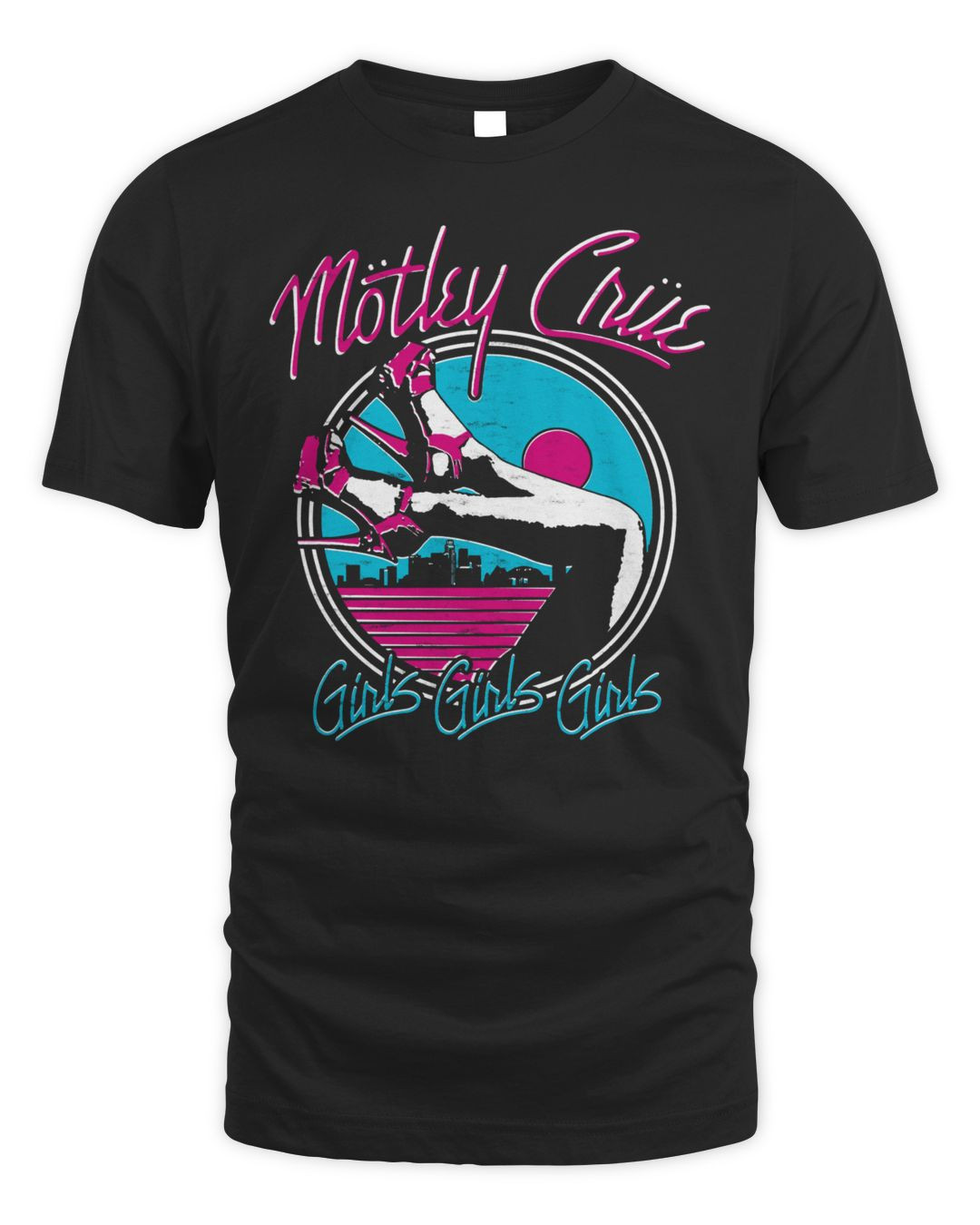 Motley Crue Merch Girls Girls Girls Heels Shirt