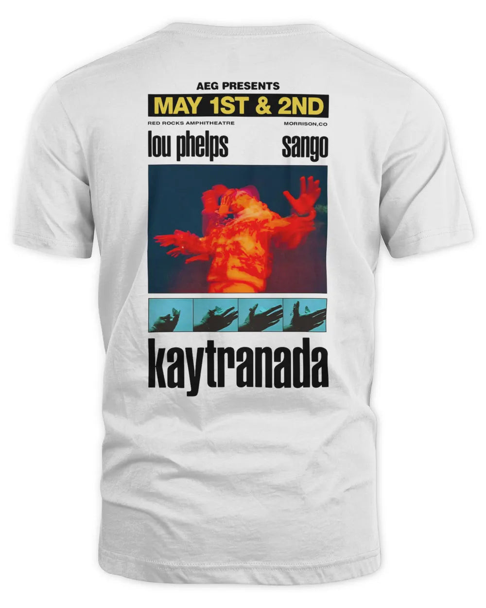 Kaytranada Merch Red Rocks Shirt