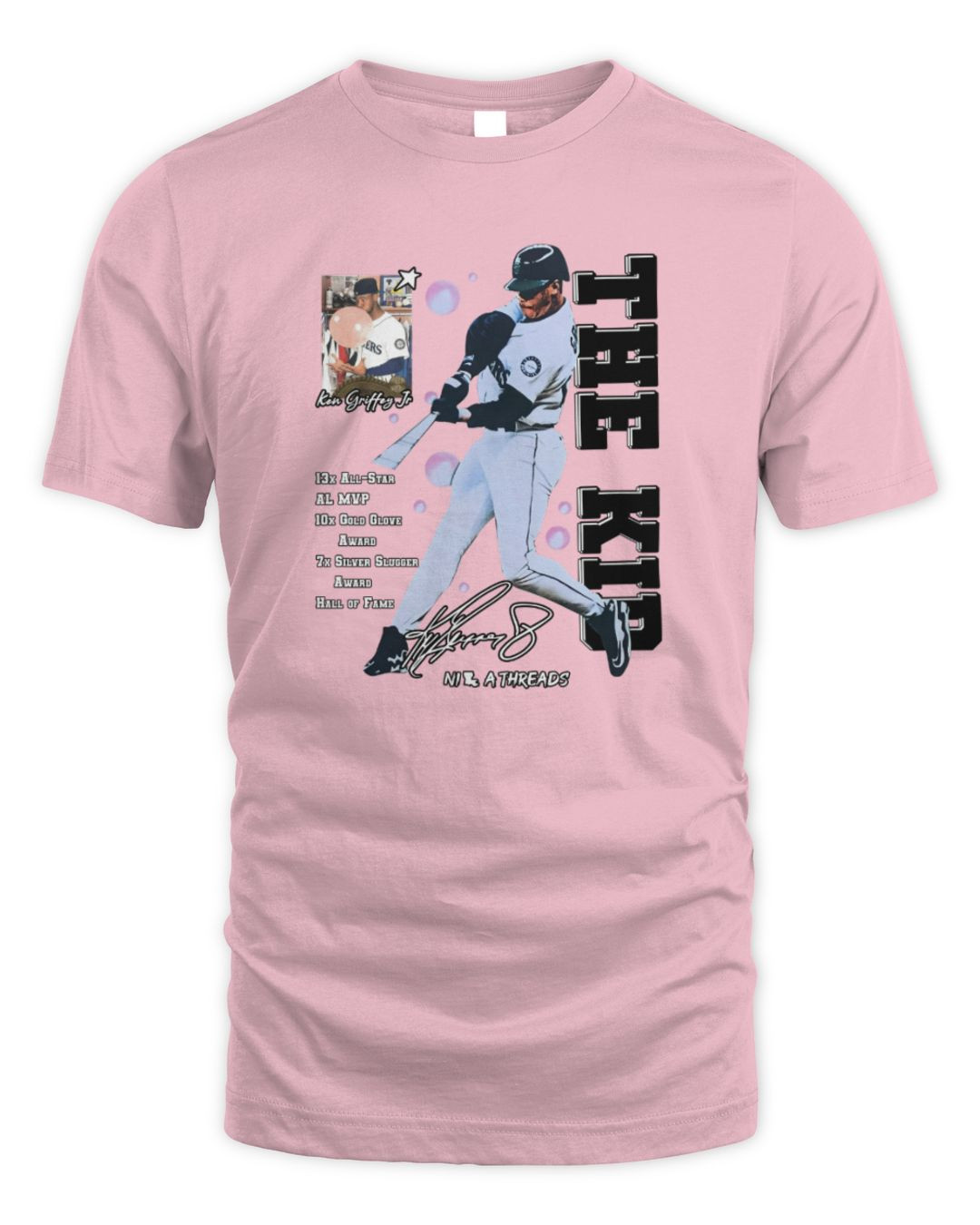Ken Griffey Jr Graphic Pink Merch Hoodie