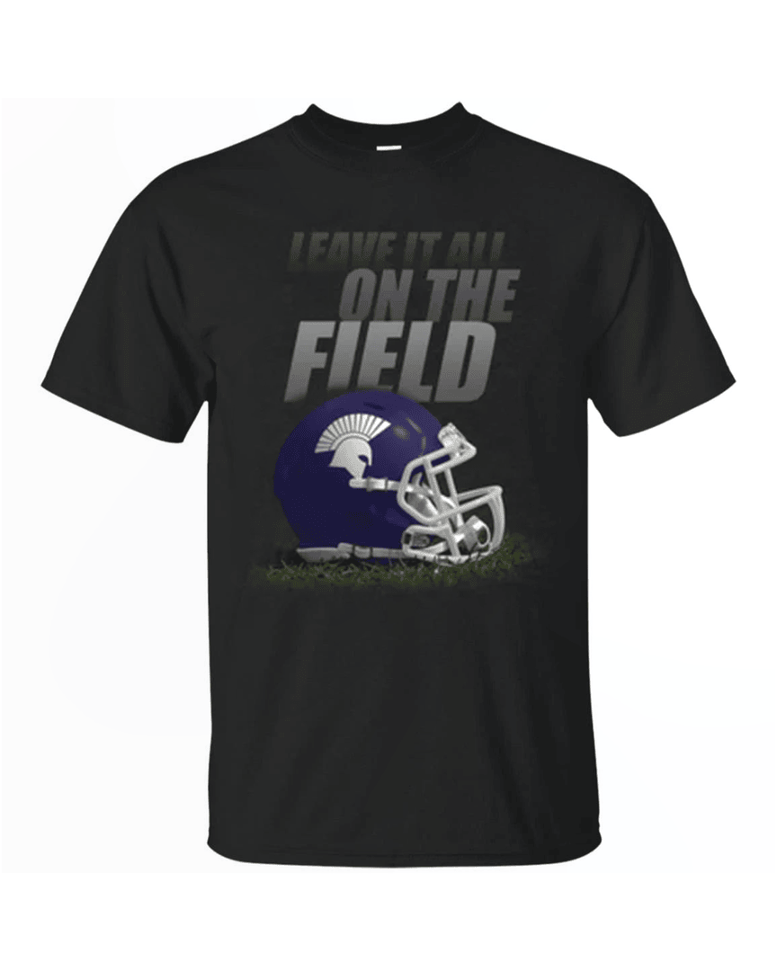 Leave It All On The Field Missouri Baptist University Spartans Gridiron T Shirt