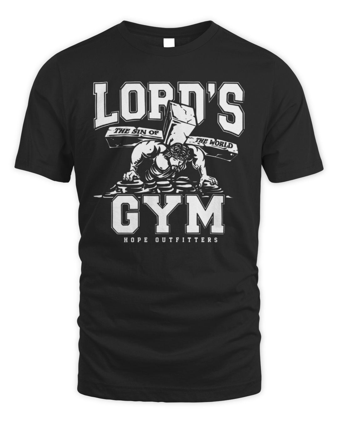 Hope Outfitters Black Lord's Gym T-shirt