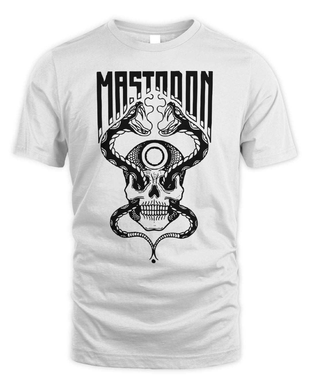 Mastodon Merch Skull Snake Shirt