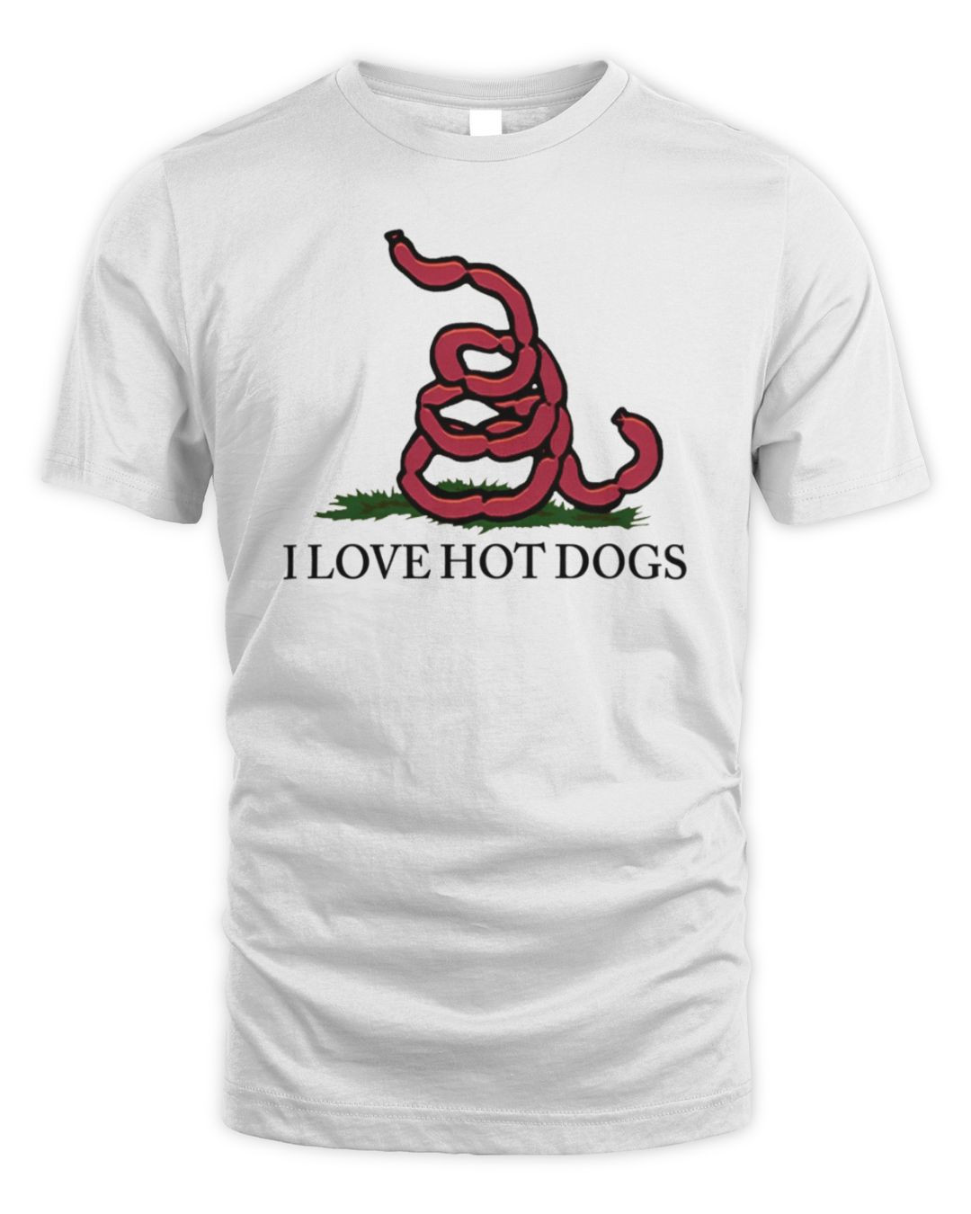 I Love Hot Dog Flag Hoodie Sweatshirt