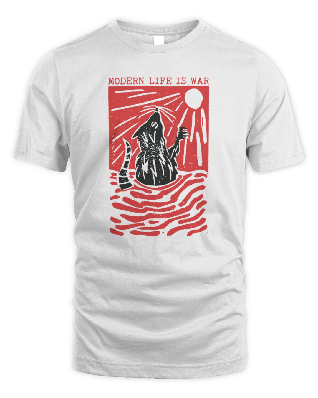 Modern Life Is War Rat Hoodie Sweatshirt