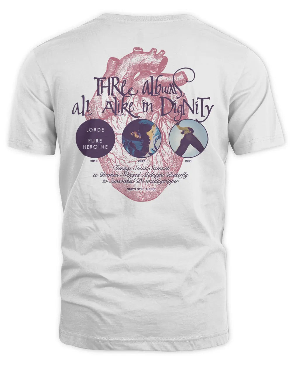 Lorde Merch Heart Shirt