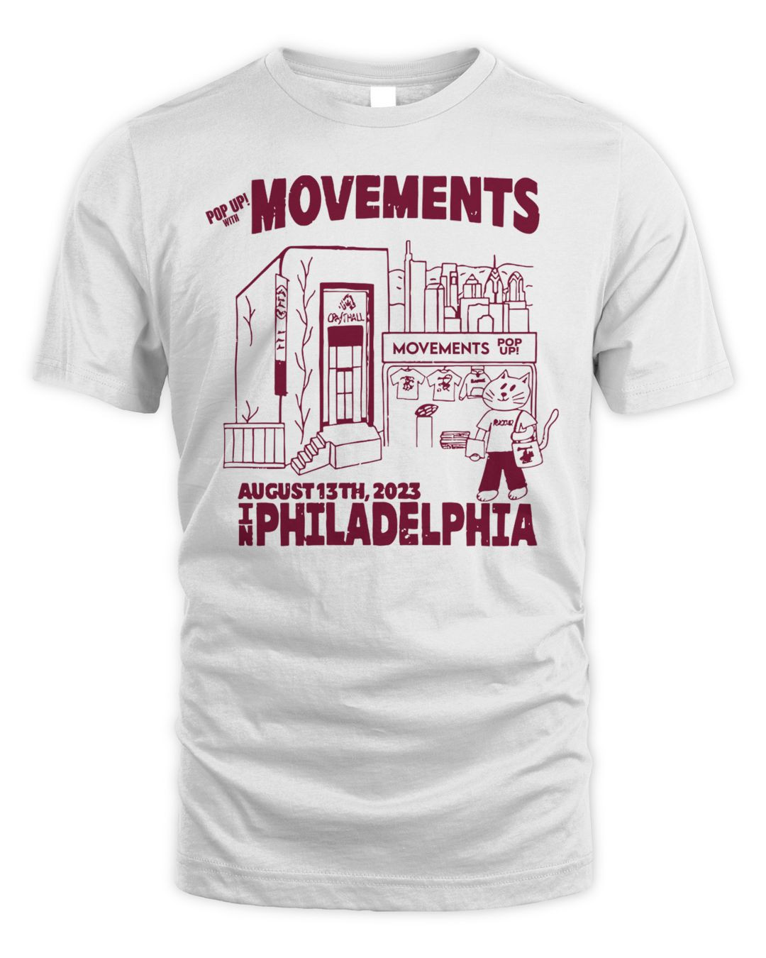 Movements Merch Philly Pop Up Shirt