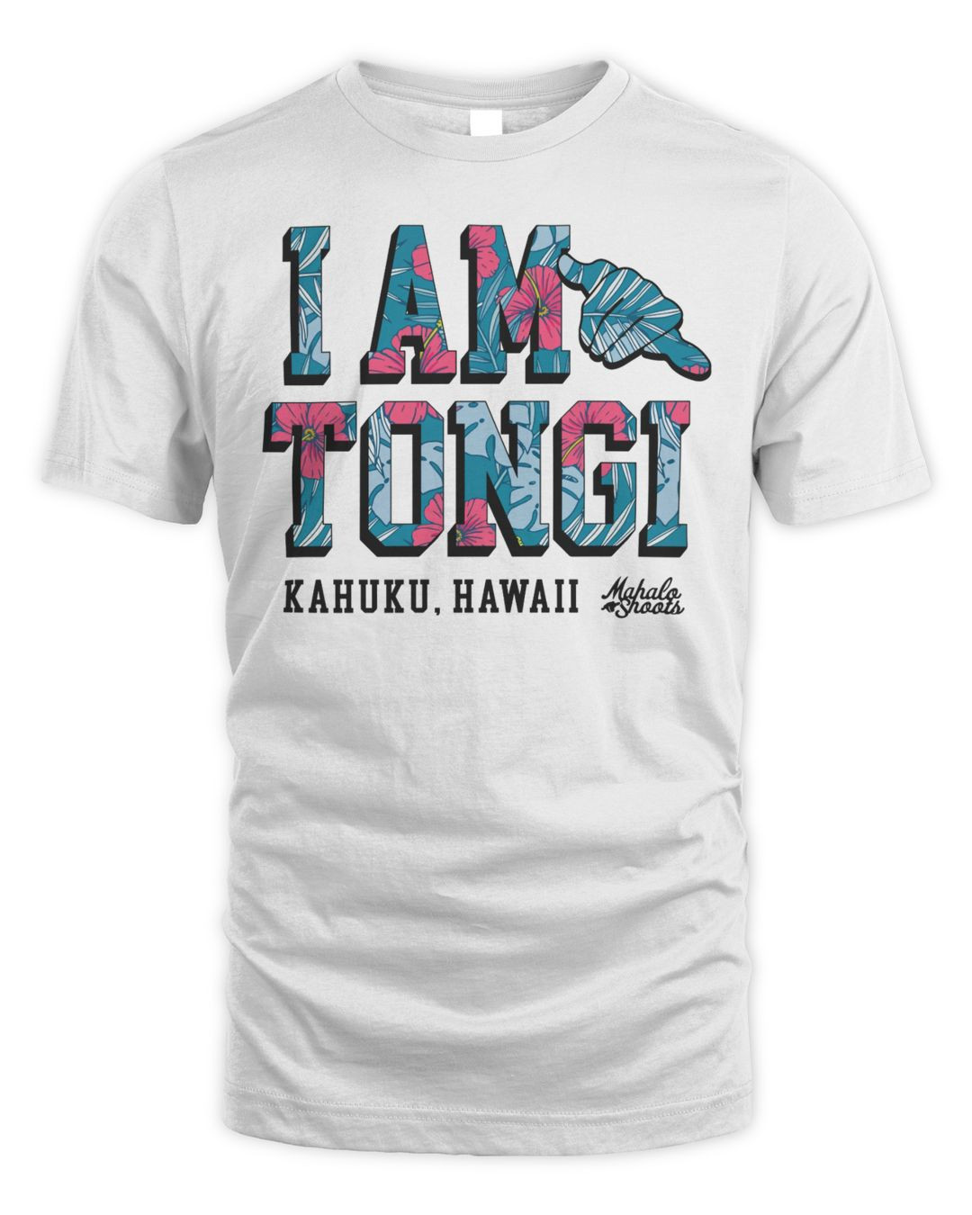 Iam Tongi Merchandise Mahalo Shoots X Iam Tongi Hawaii Logo Shirt