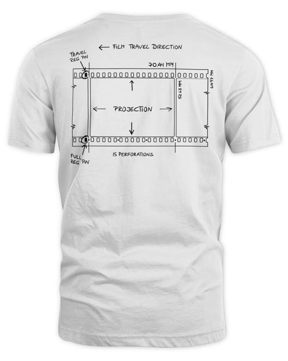 Imax Merch 15-70mm Filmstrip Shirt