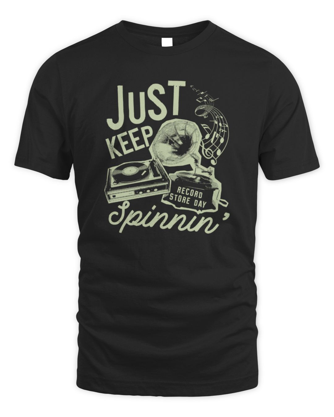 Just Keep Spinnin' Record Store Day Tee Shirt