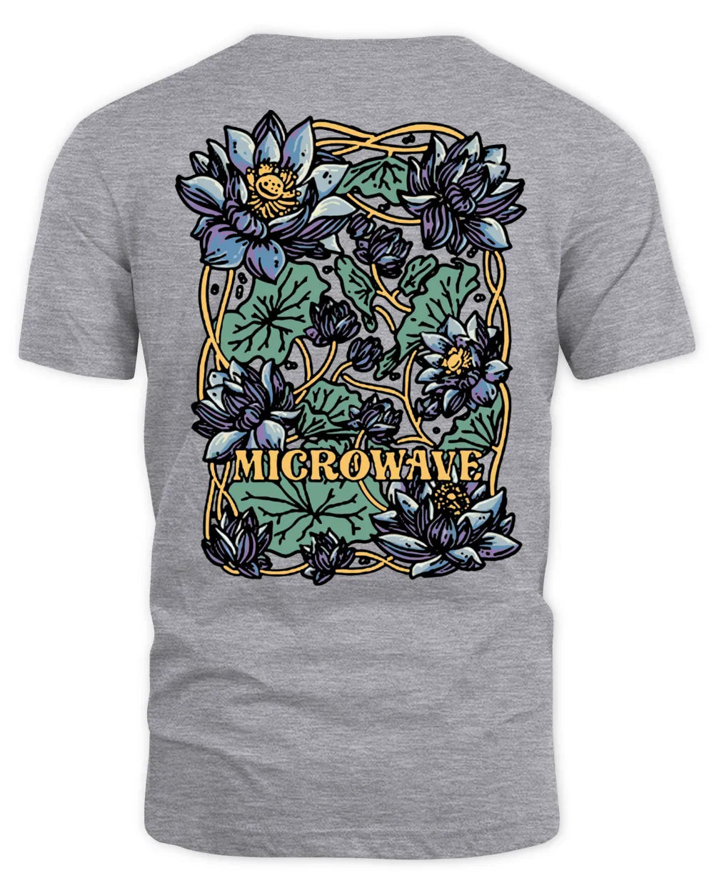 Microwave Merch Blue Lotus Shirt