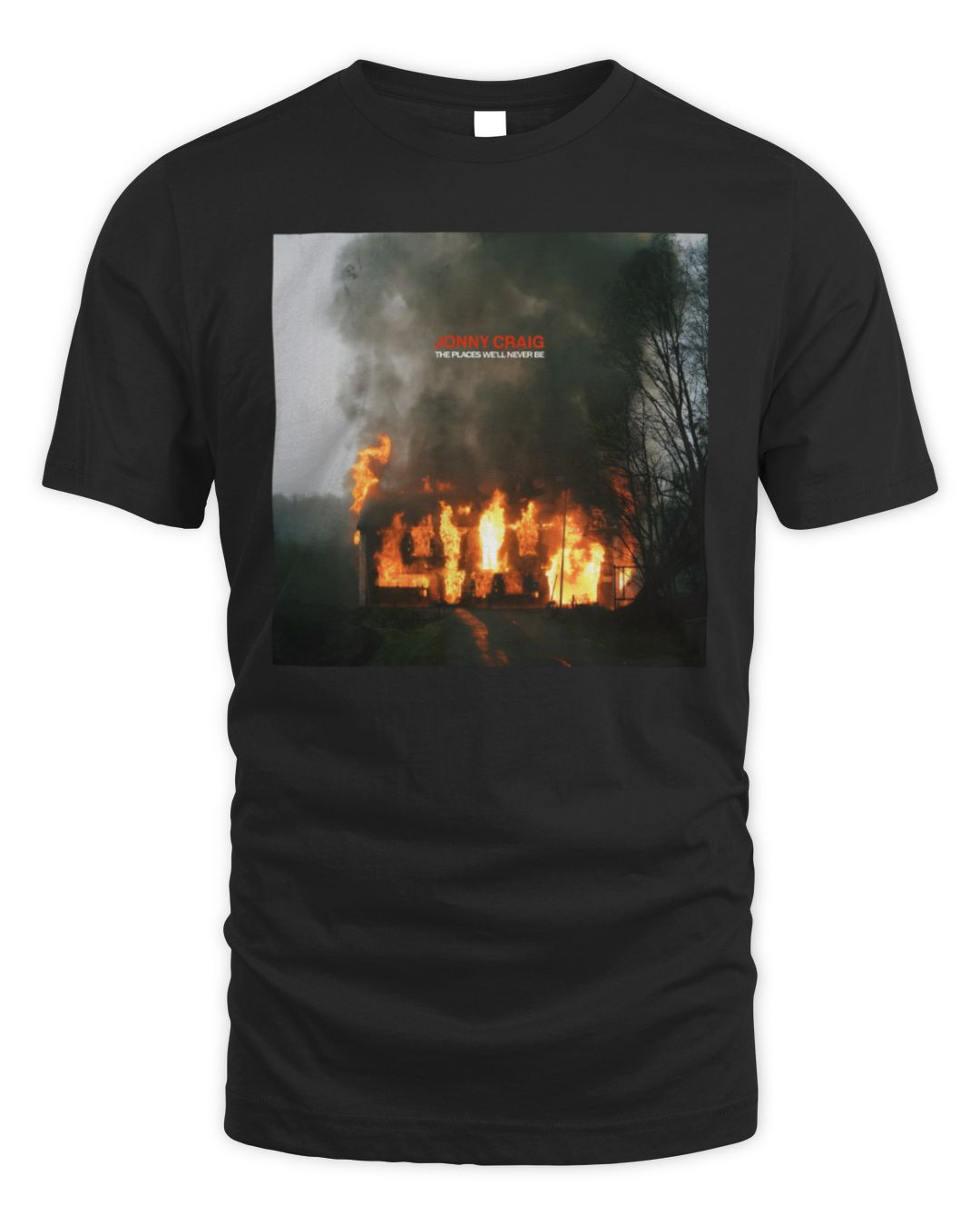 Jonny Craig Merch Store The Places We'll Never Be Black Tee