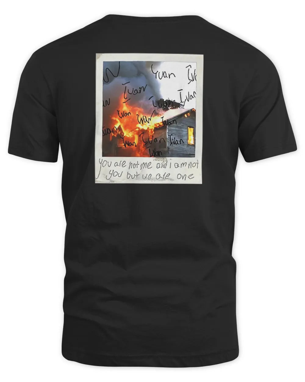 Merch Glaive Burn Photo Black Hoodie