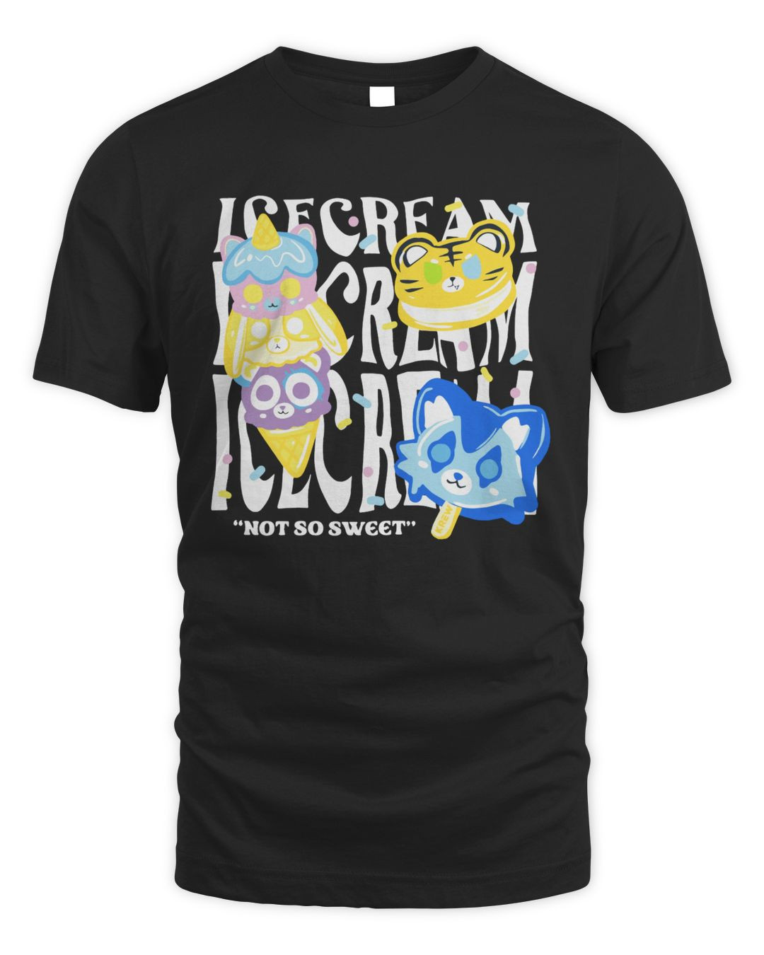 Itsfunneh Merch Not So Sweet Black Tee