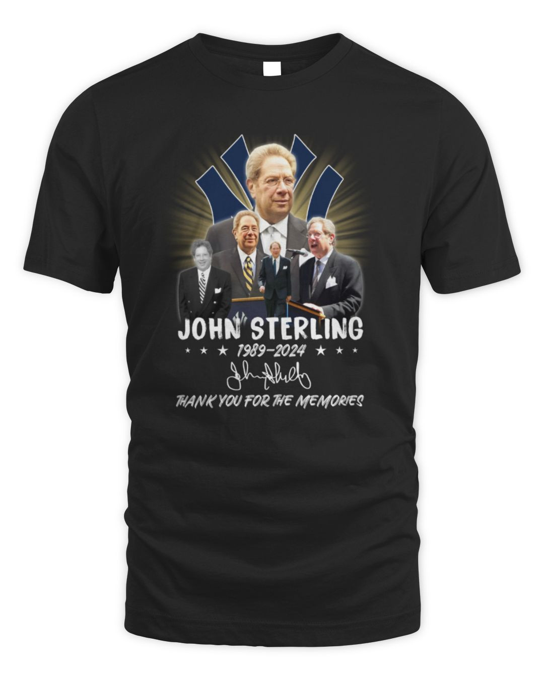John Sterling 1989-2024 Thank You For The Memories T-shirt