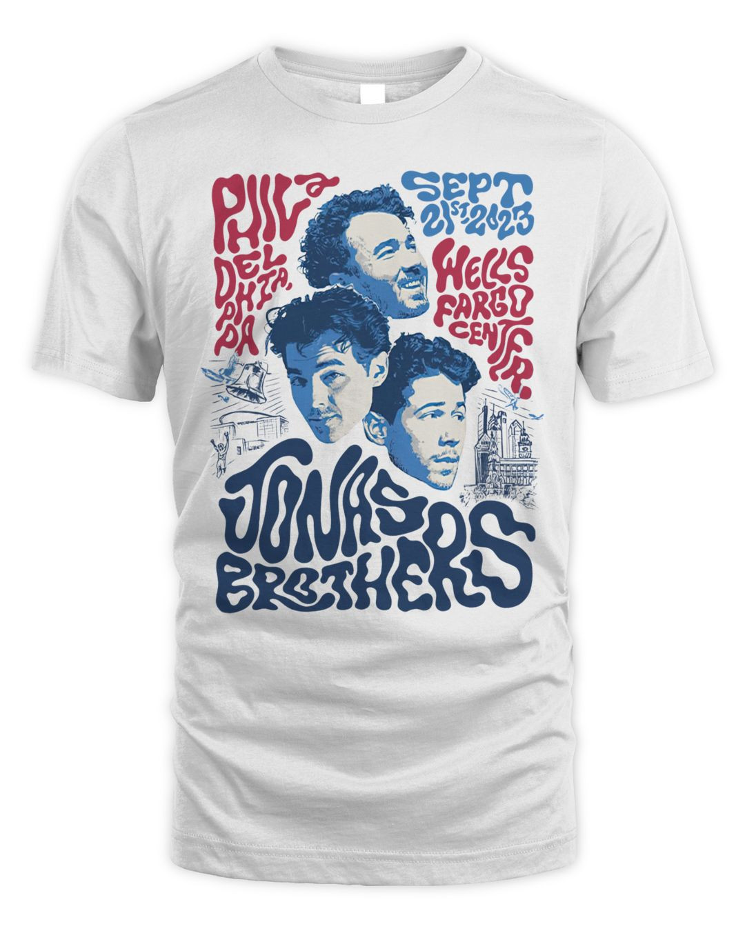 Jonas Brothers Merchandise Philly Shirt
