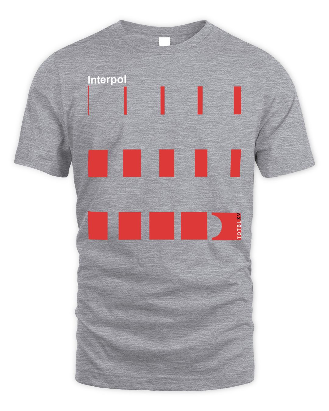 Interpol Merch 15 Lines Shirt