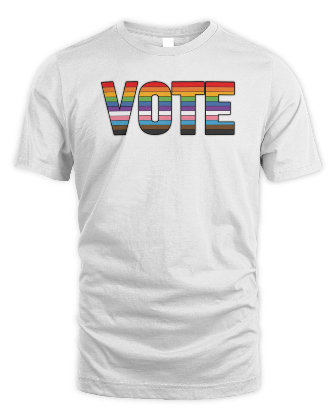 Nashville Pride Official Merch Vote Rainbow T-shirt