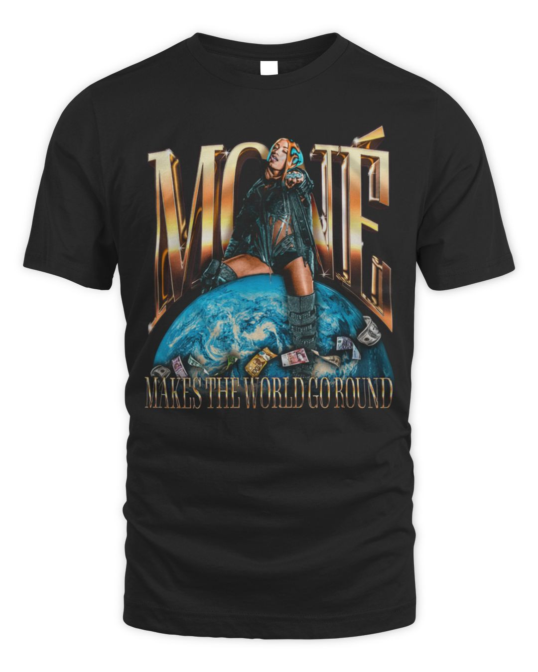 Mercedes Mone Merch Mone Makes The World Go Round Shirt