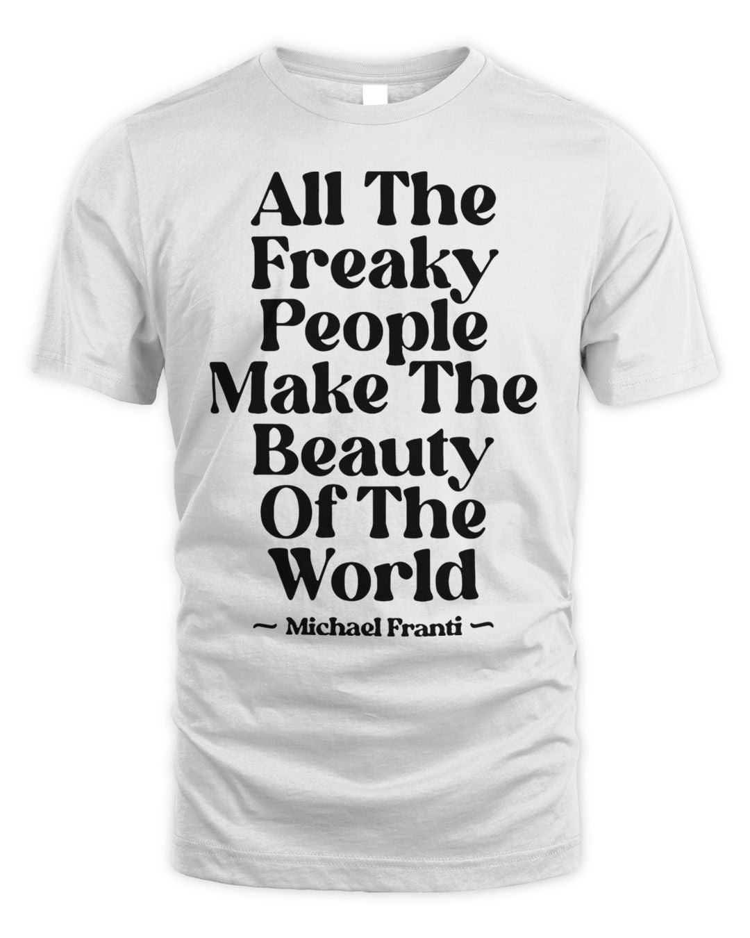 Michael Franti Merchandise Ivory Freaky Shirt