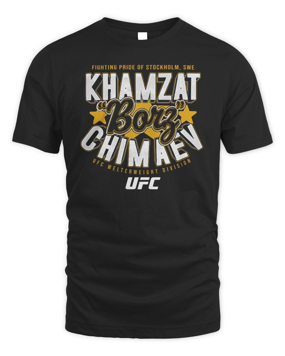Khamzat Chimaev Merch Ufc Borz Chimaev Script Shirt