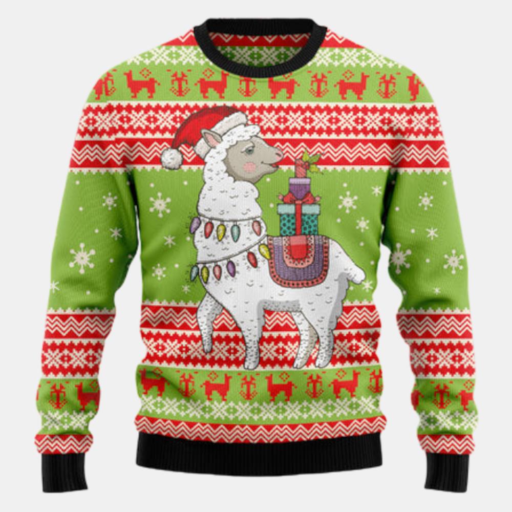Love Llama Ugly Sweater