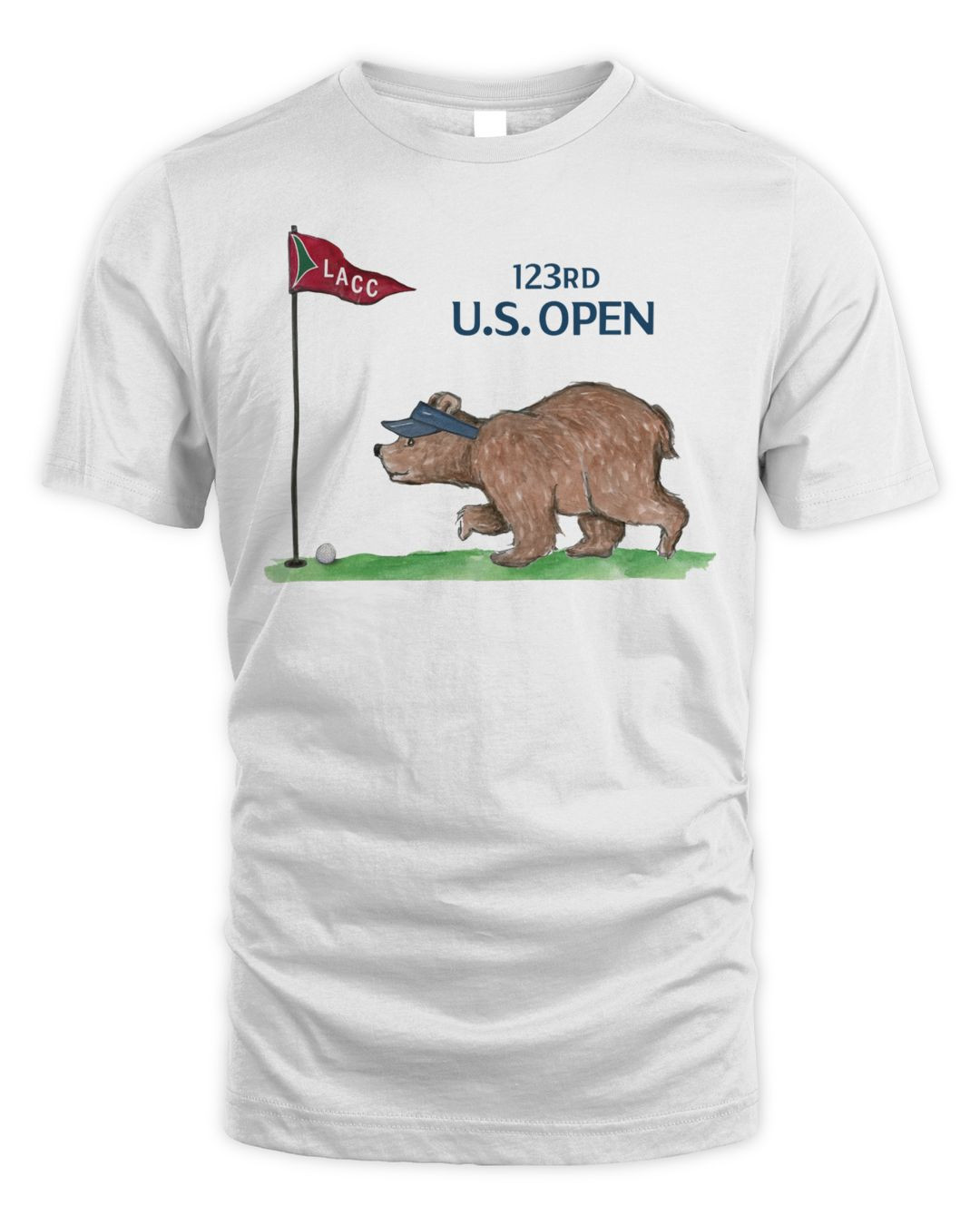Lacc Us Open Merch 2023 U.s. Open Bear Walk Shirt