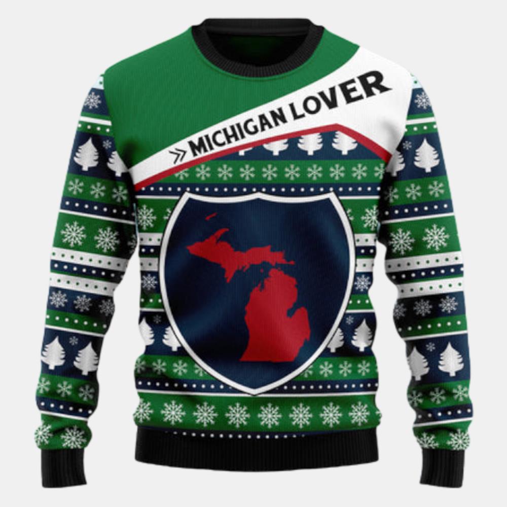 Michigan Lover Ugly Sweater