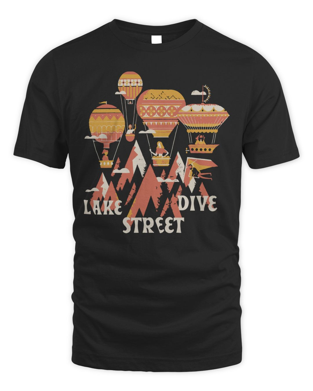 Lake Street Dive Merch Hot Air Balloon T-shirt